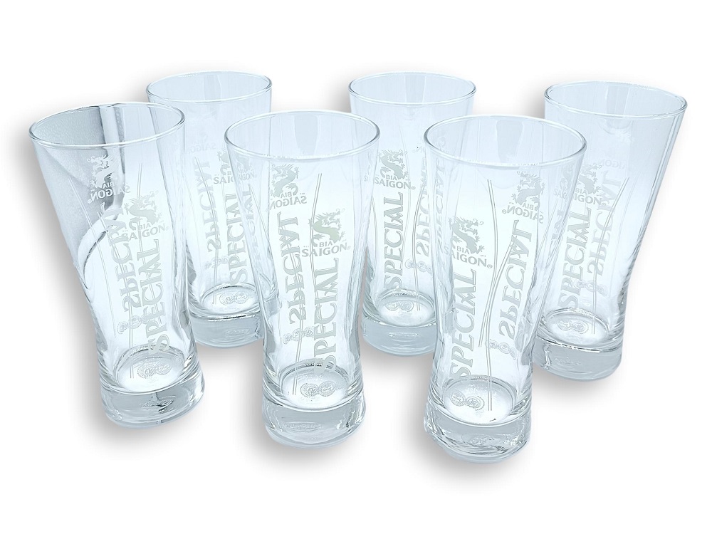 Set 6 bicchieri per birra da 400ml. - Saigon Special  Set 6 bicchieri per birra da 400ml. - Saigon Special